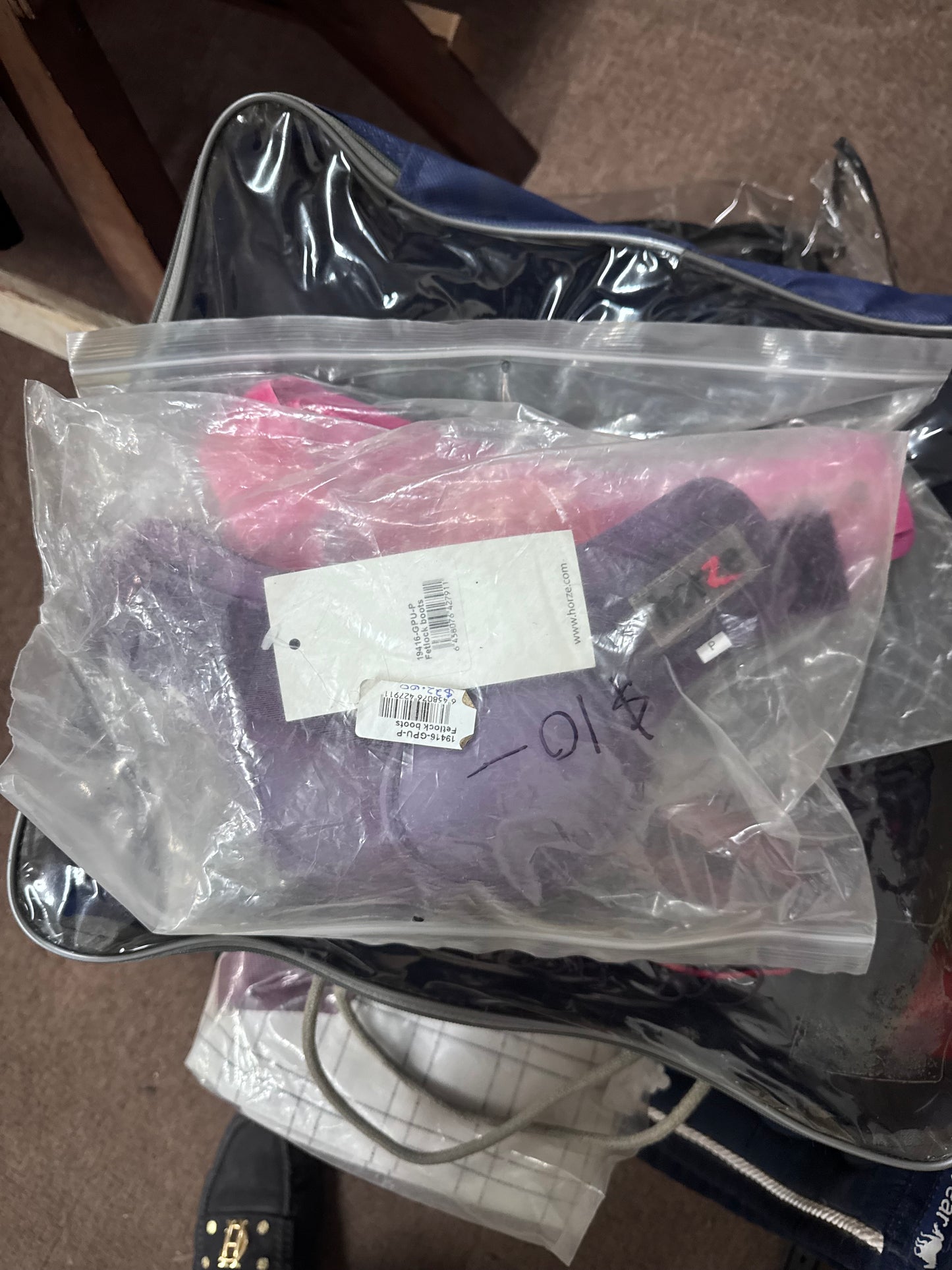 Pony Fetlock Boots - Purple