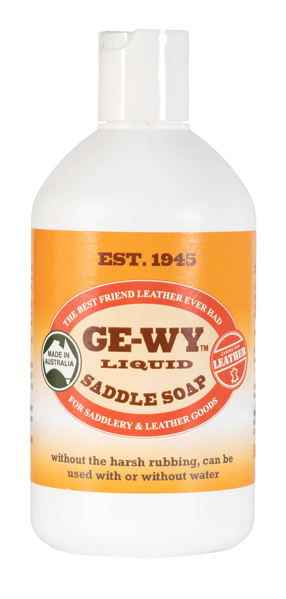 Ge-Wy Saddle Soap 500mL – Leather Cleaner for Saddles, Tack & Boots
