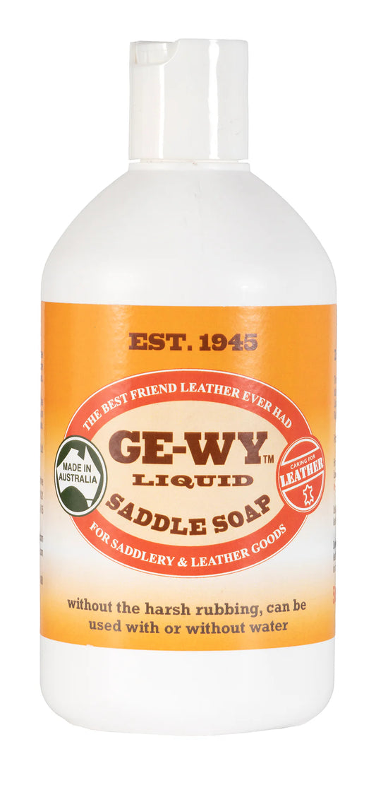 Ge-Wy Saddle Soap 500mL – Leather Cleaner for Saddles, Tack & Boots