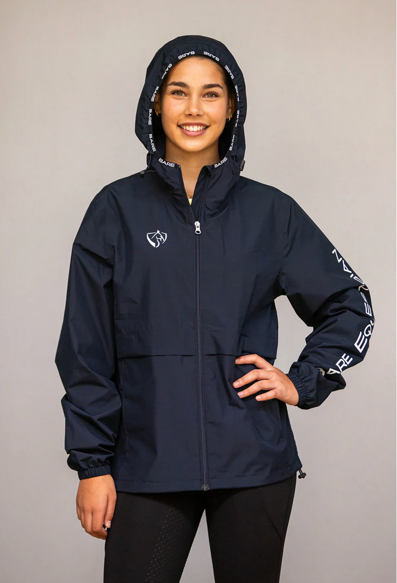 BARE Winter Series - Unisex Kali Lightweight Waterproof Short Jacket - NAVY