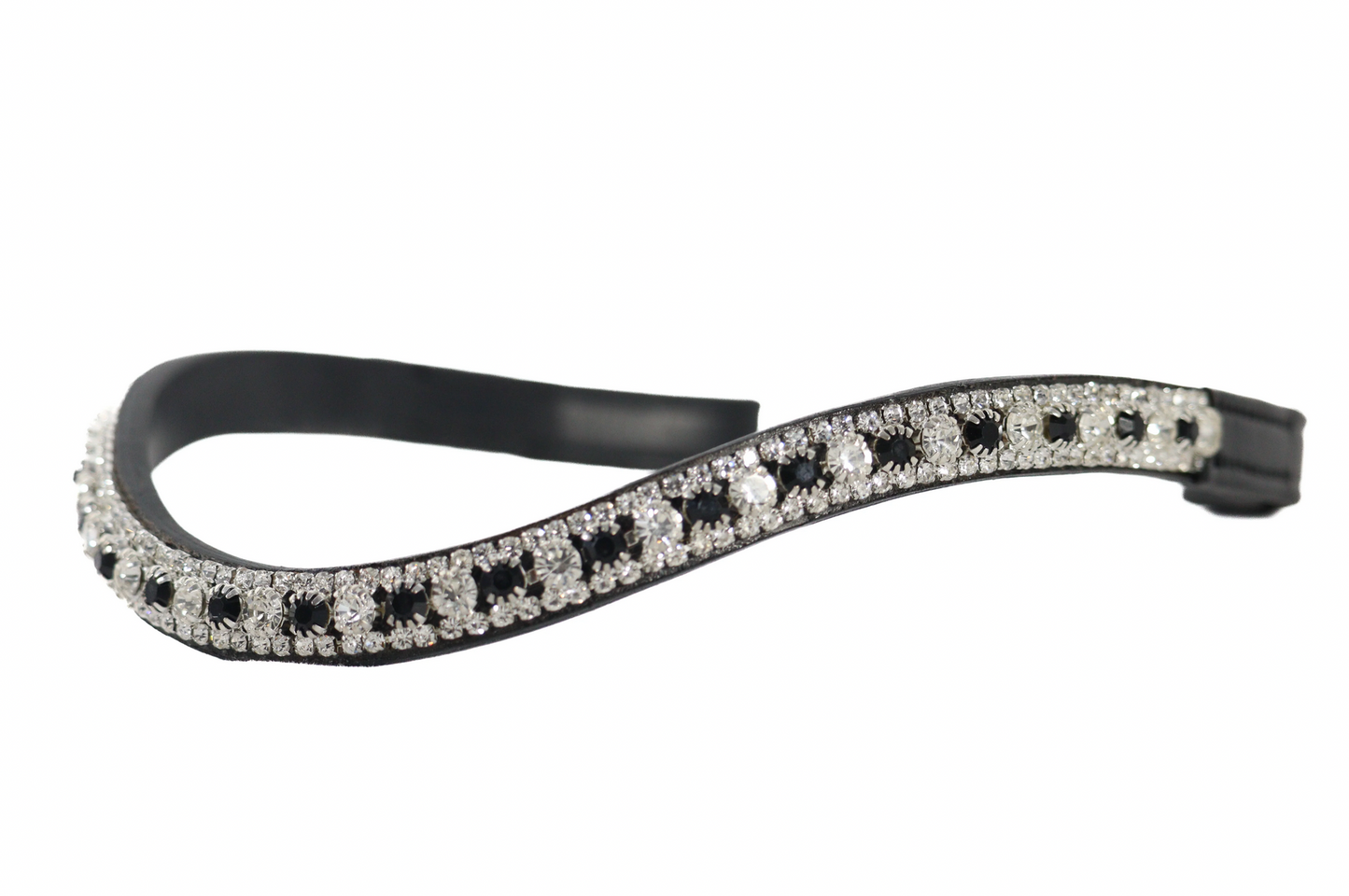 Premium Black Snaffle Bridle 'Cadence'