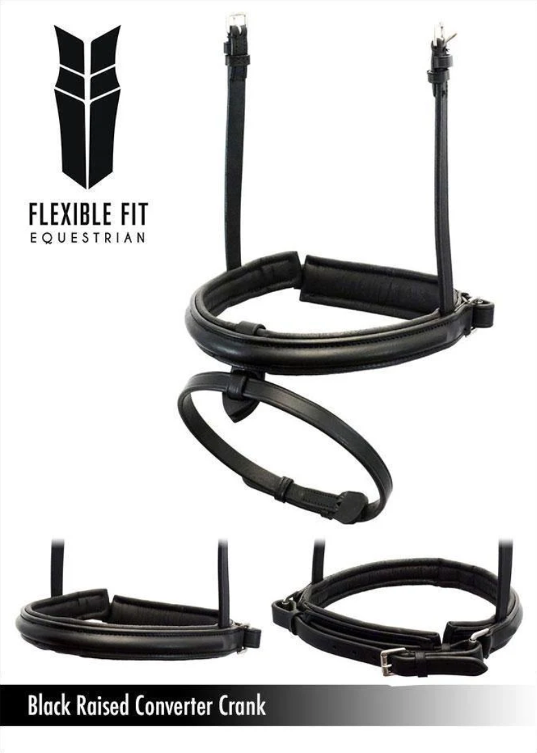 Black Snaffle Bridle 'Jubilant'