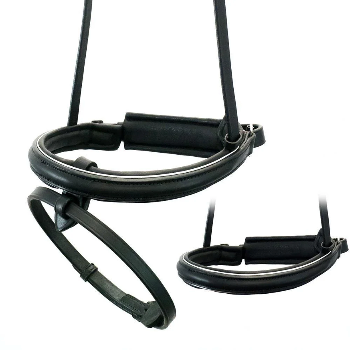 Premium Black Snaffle Bridle 'Athena'