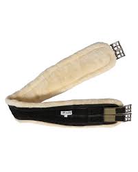 Equi-Prene Elastic Fleece Lined Jump Girth - Black