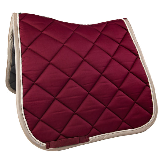 Elegance Dressage Saddlecloth - Burgundy