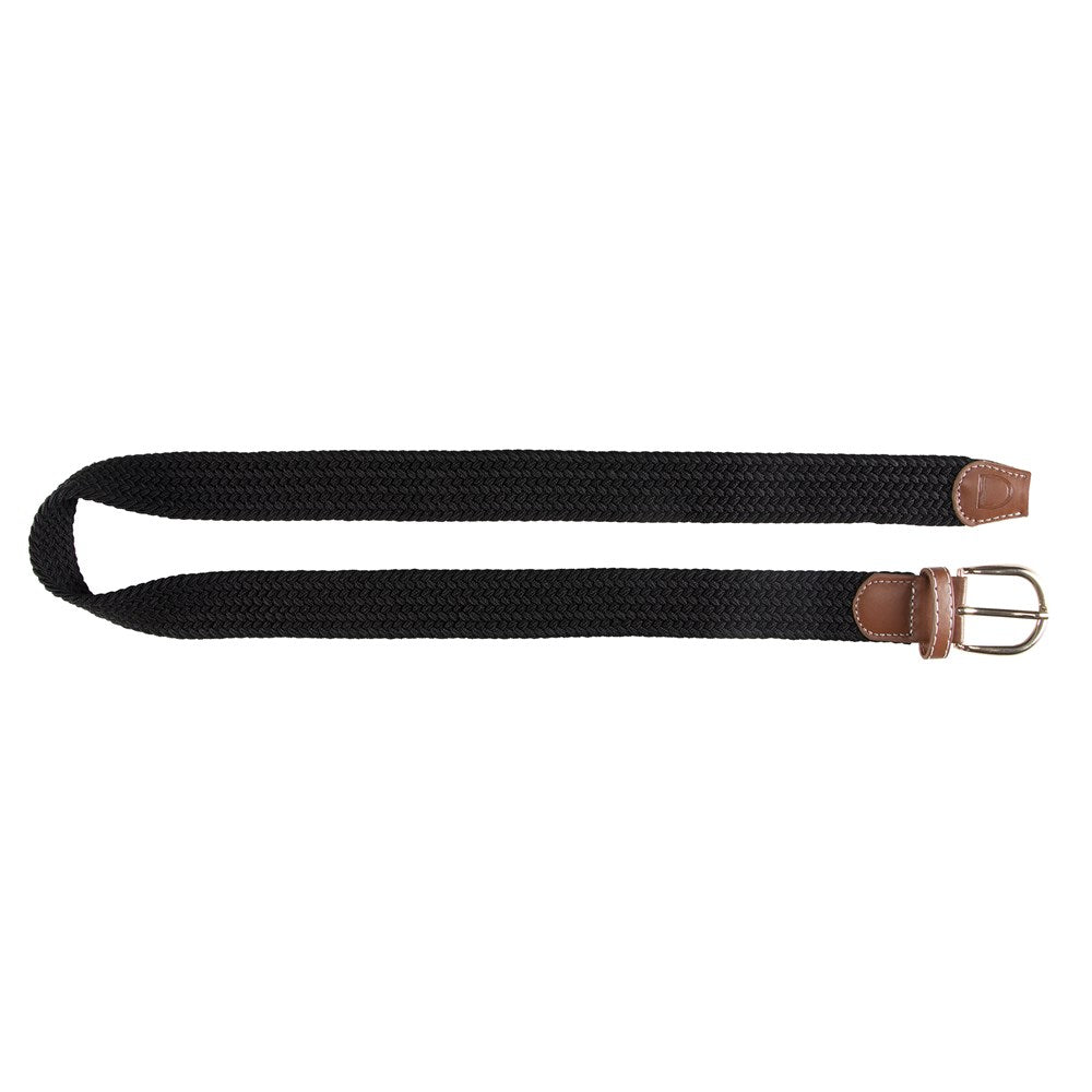 Huntington Braided Equestrian Belt - Black 70cm