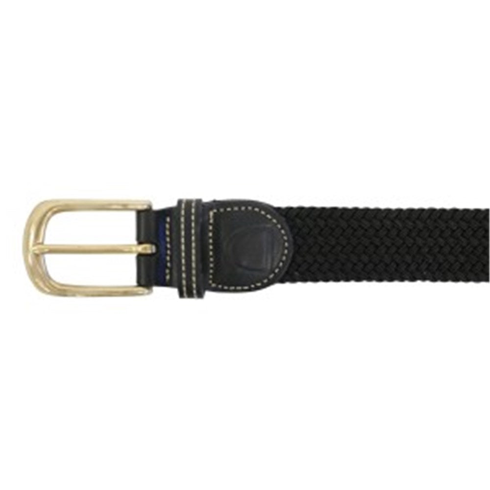 Huntington Braided Equestrian Belt - Black 70cm