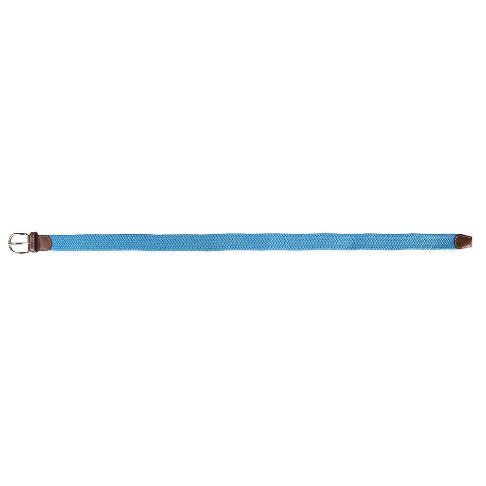 Huntington Braided Equestrian Belt - Turquoise 80cm