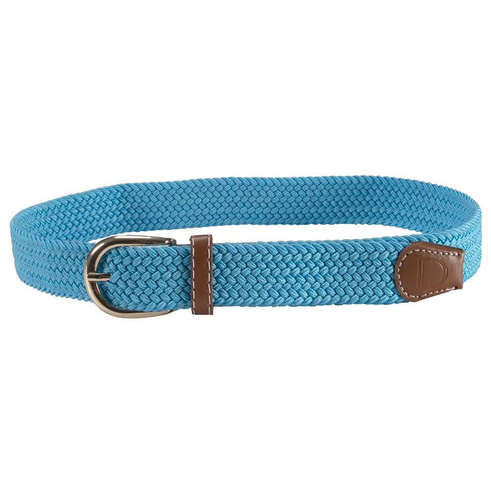 Huntington Braided Equestrian Belt - Turquoise 80cm