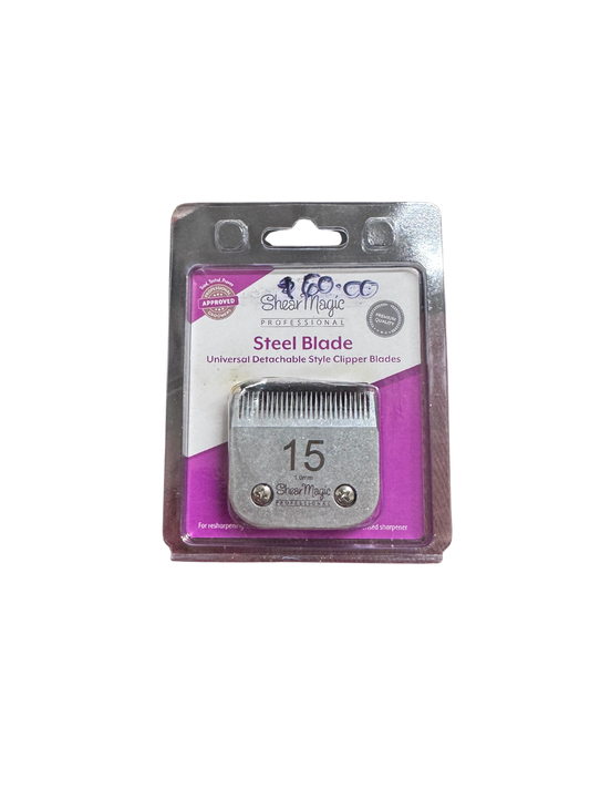 Shear Magic Clipper Blade Size 15 – 1.2mm Precision Grooming Blade