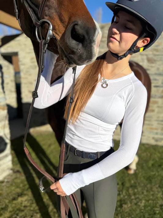 Open-weave Base Layer - White