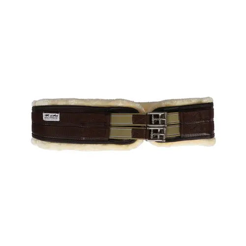 Equi-Prene Elastic Fleece Lined Jump Girth - Brown