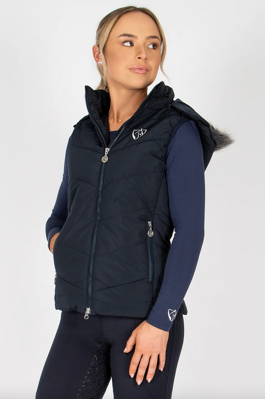 BARE Winter Series - Ellie Vest - Navy