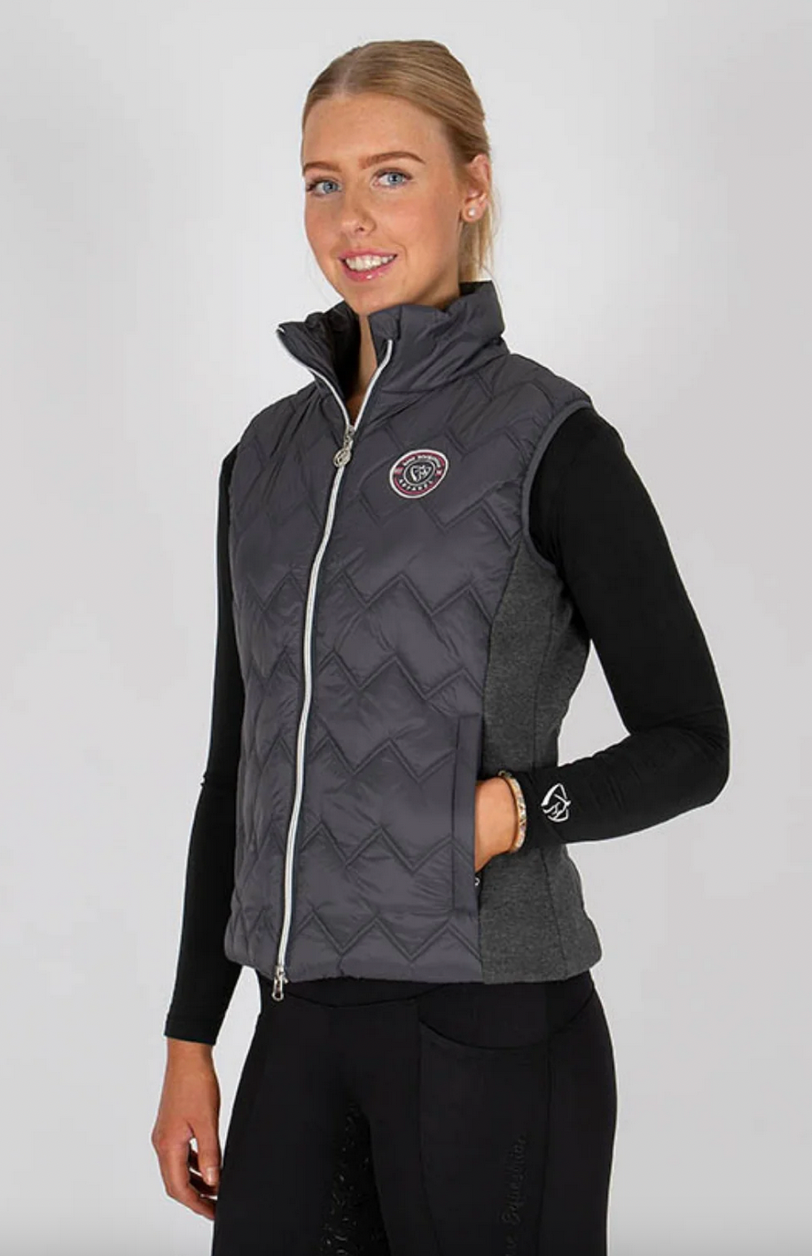 BARE Winter Series - Sienna Vest - Charcoal