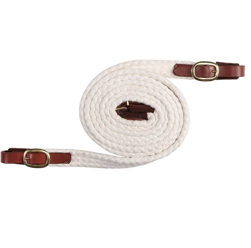 Cottonfields Hack Reins - White