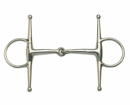 Equi-Steel SS Full Cheek Eggbutt Bit
