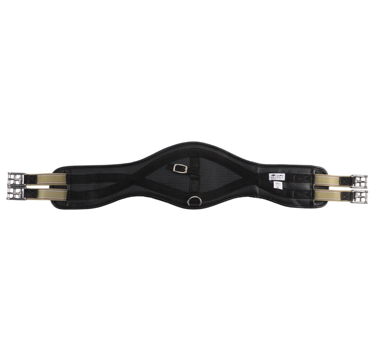 Equi-Prene Pressure Eze Two Buckle Girth with Elastic – Black