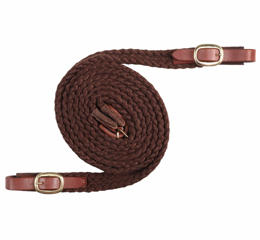 Cottonfields Hack Reins - Brown
