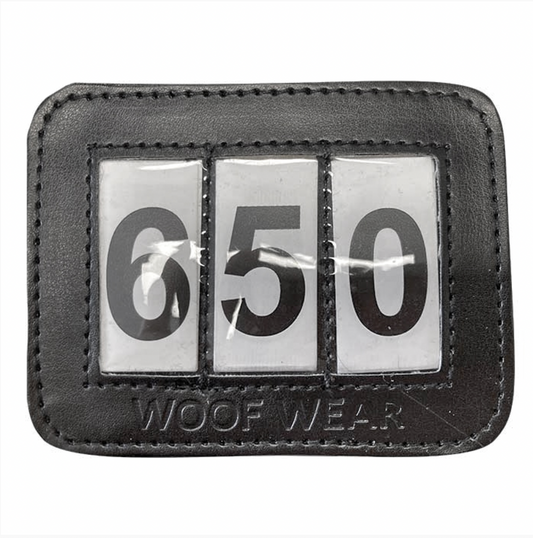 Woof Wear Bridle Number Holder