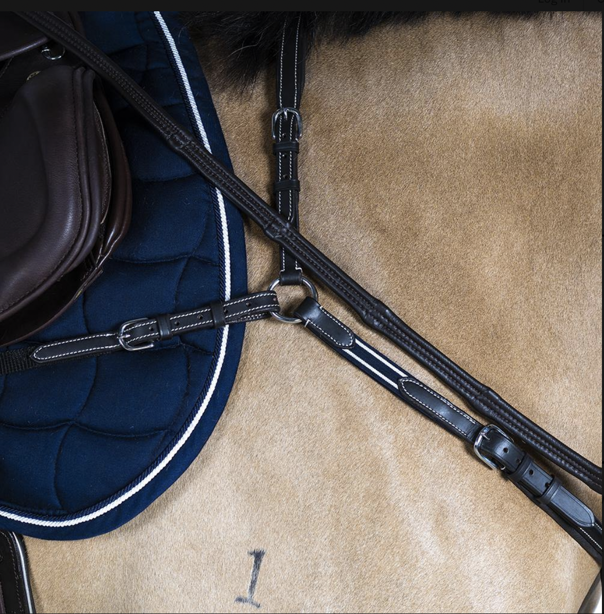 Raised Leather Breastplate - Black