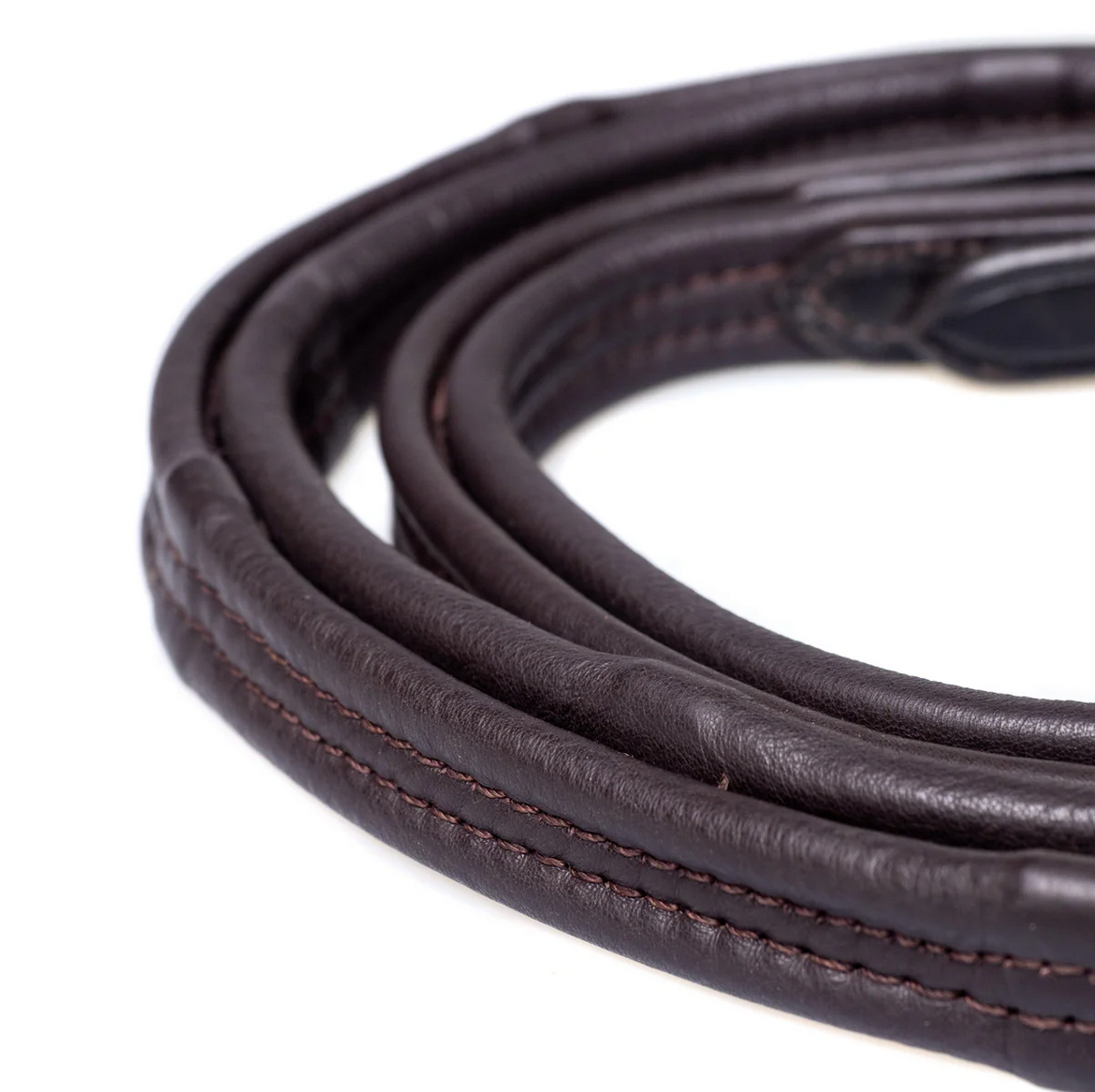 Padded Leather 5/8 Billets Havana Reins