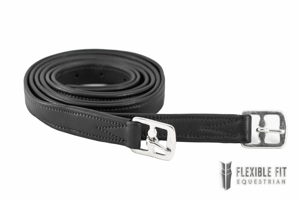 Comfort Stirrup Leathers - BLACK
