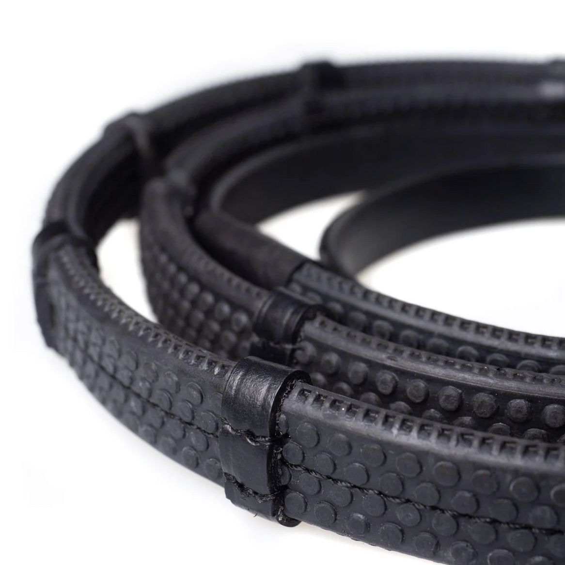 Rubber Grip Black Reins - FULL