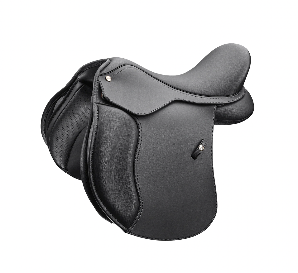 Wintec 500 Pony All Purpose in Black with Flock