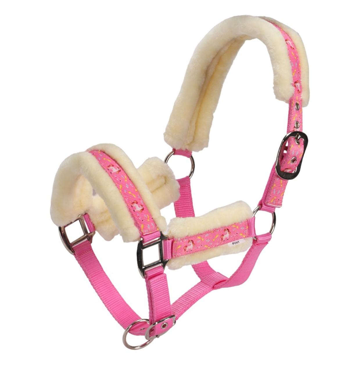 Bambino Nylon Unicorn Halter - Pink Unicorn - COB