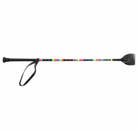 Bambino Rainbow Pony Club Whip - 65cm