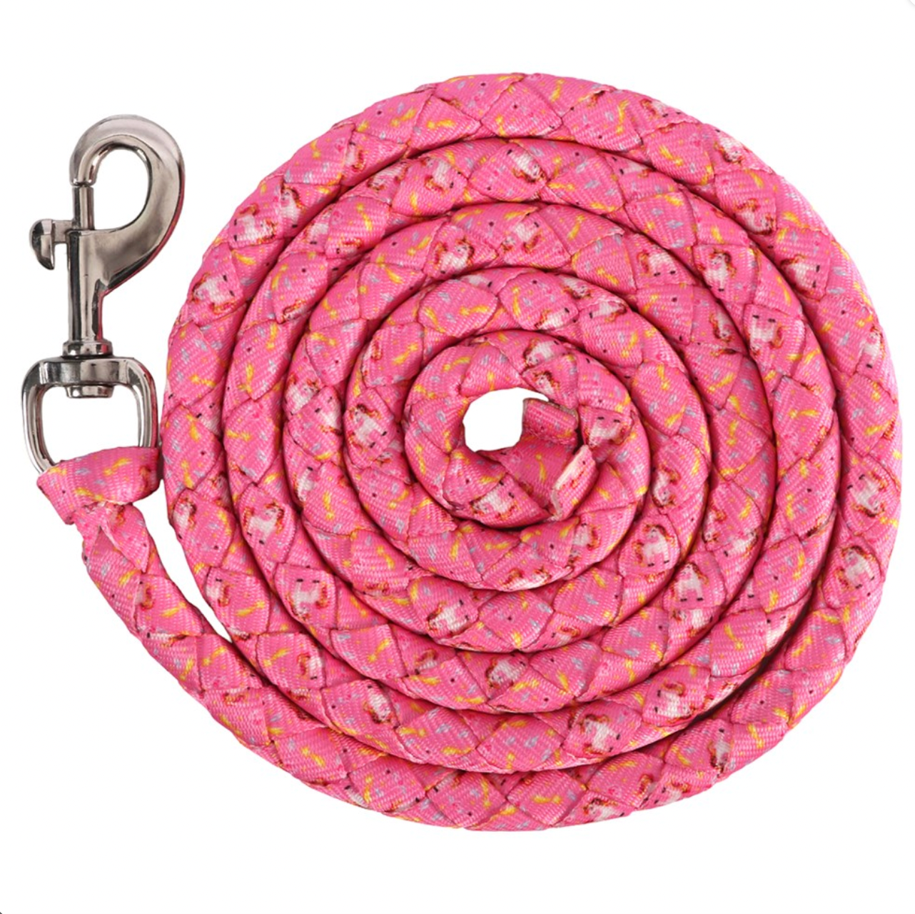 Bambino Poly Unicorn Lead Rope - Pink