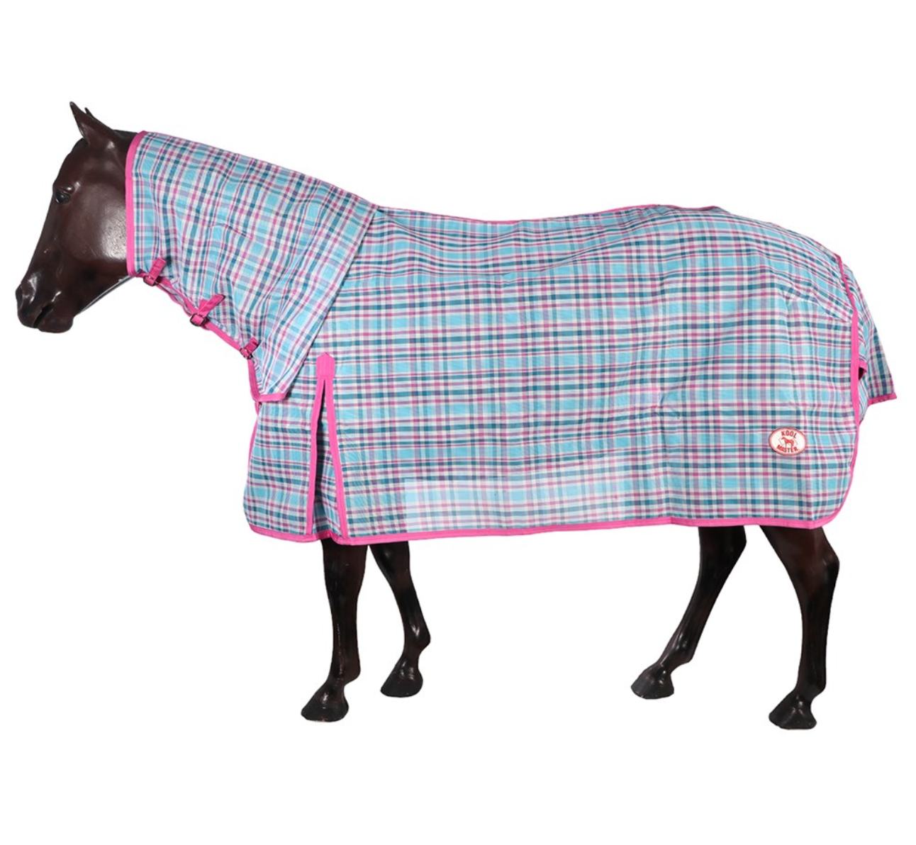 Kool Master PVC Shade Mesh Combo - Ice Blue/Pink