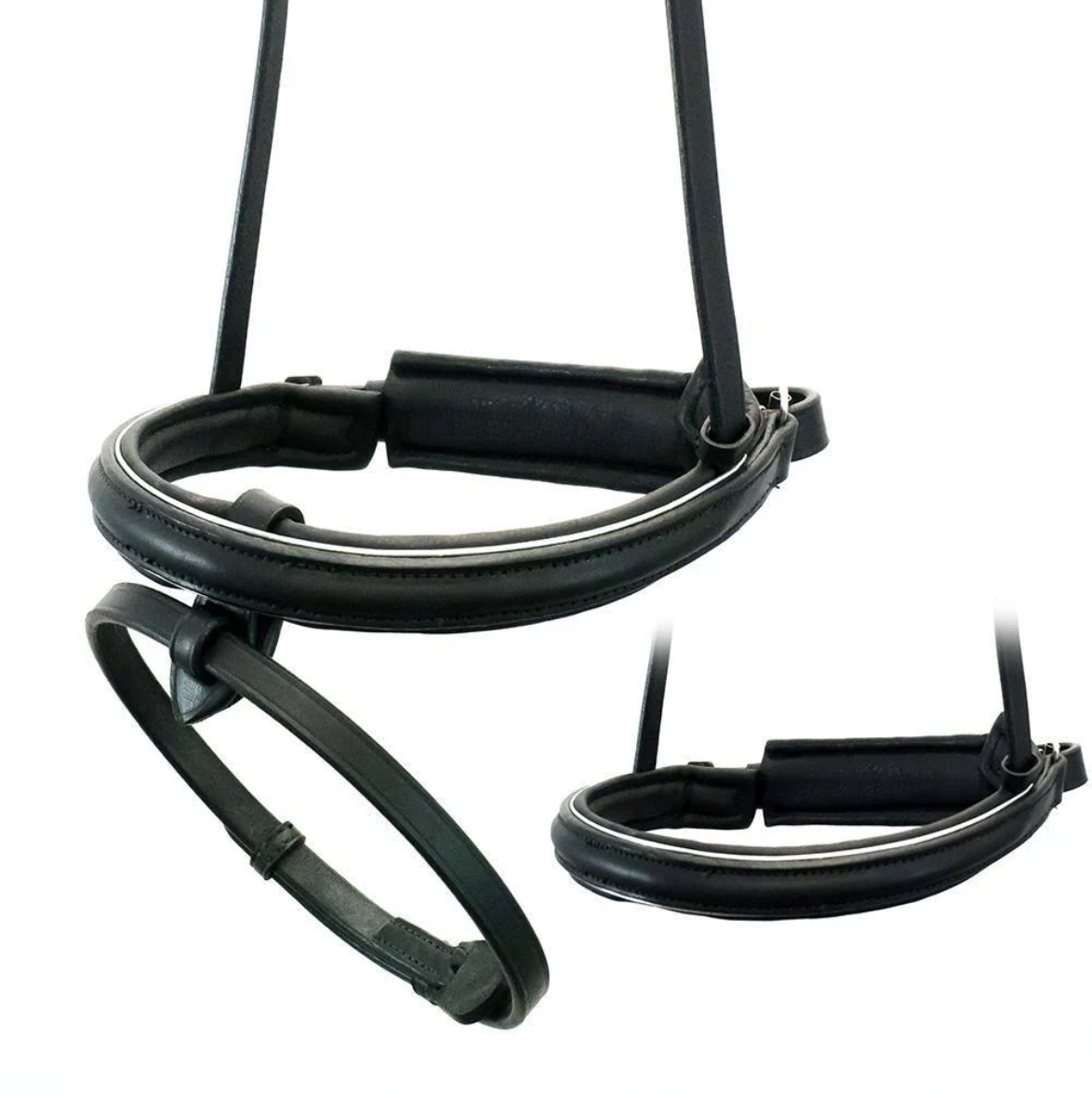 Premium Black Snaffle Bridle 'Aries'