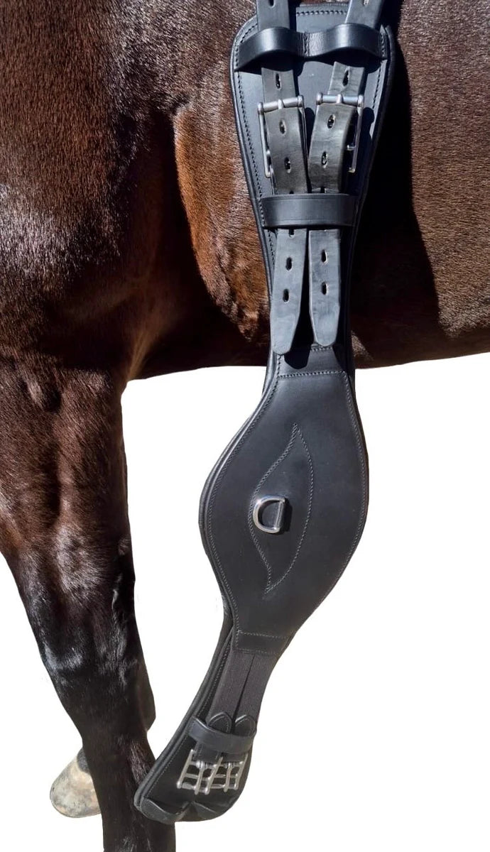 Anatomical Crescent Shaped Dressage Girth - Havana