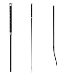 Waldhausen Dressage Whip with Velour Handle 110cm